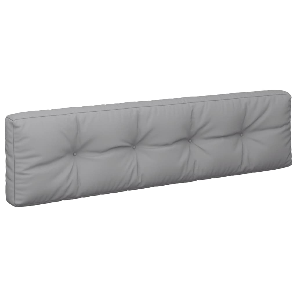 Cuscini per Pallet 2 pz Grigi in Tessuto