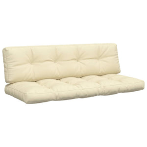 Cuscini per Pallet 2 pz Crema in Tessuto 360823