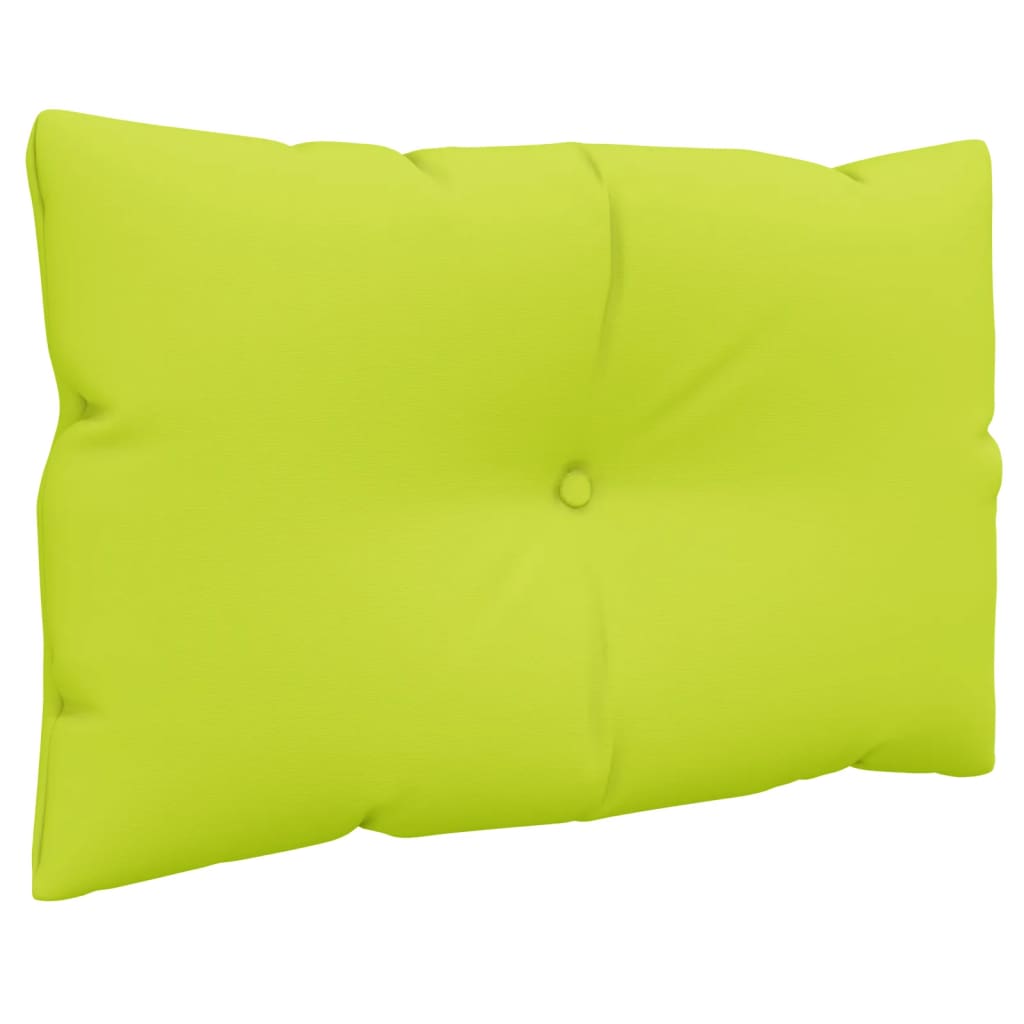 Cuscini per Divani in Pallet 2 pz Verde Intenso in Tessuto 360845