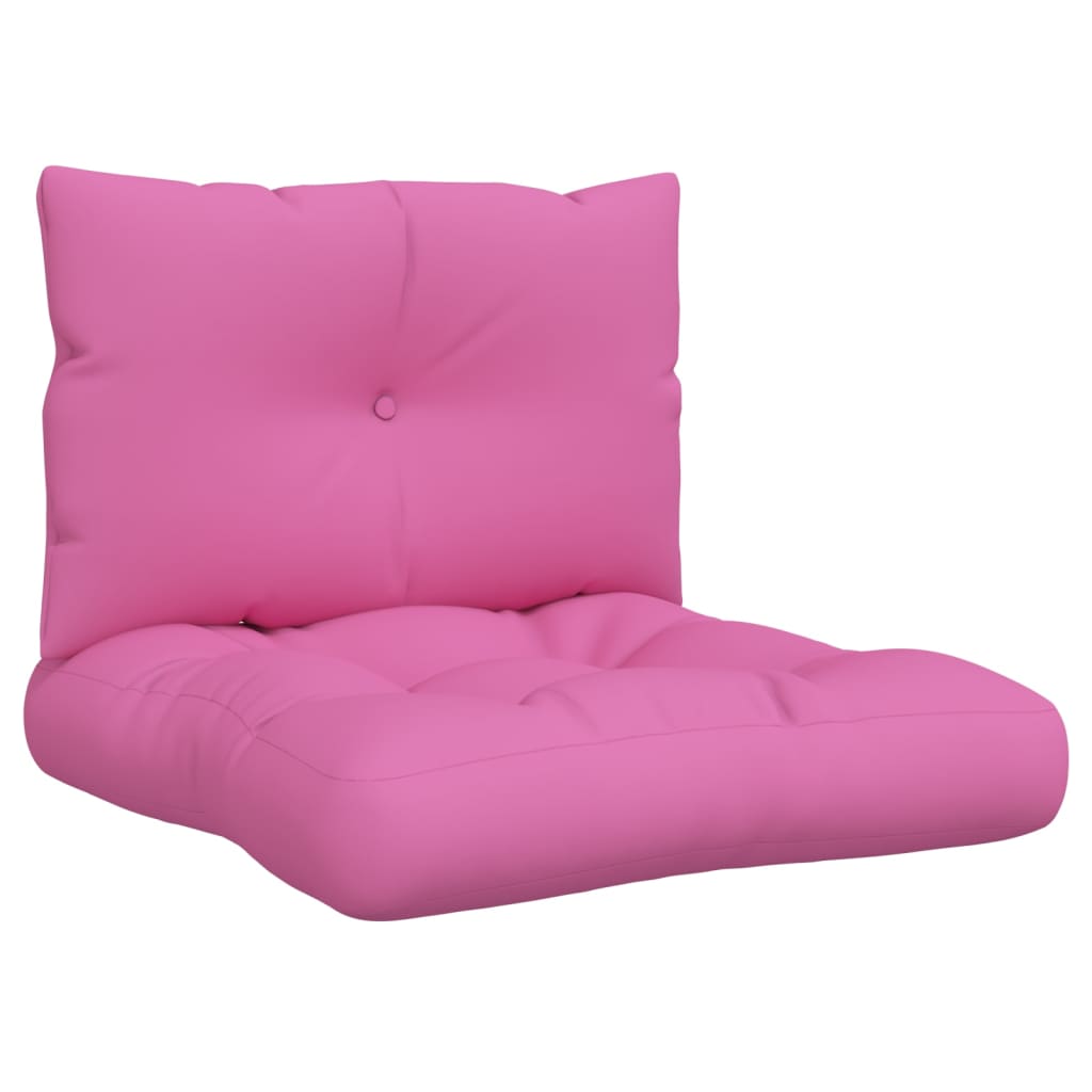 Cuscini per Pallet 2 pz Rosa in Tessuto Oxford 360854