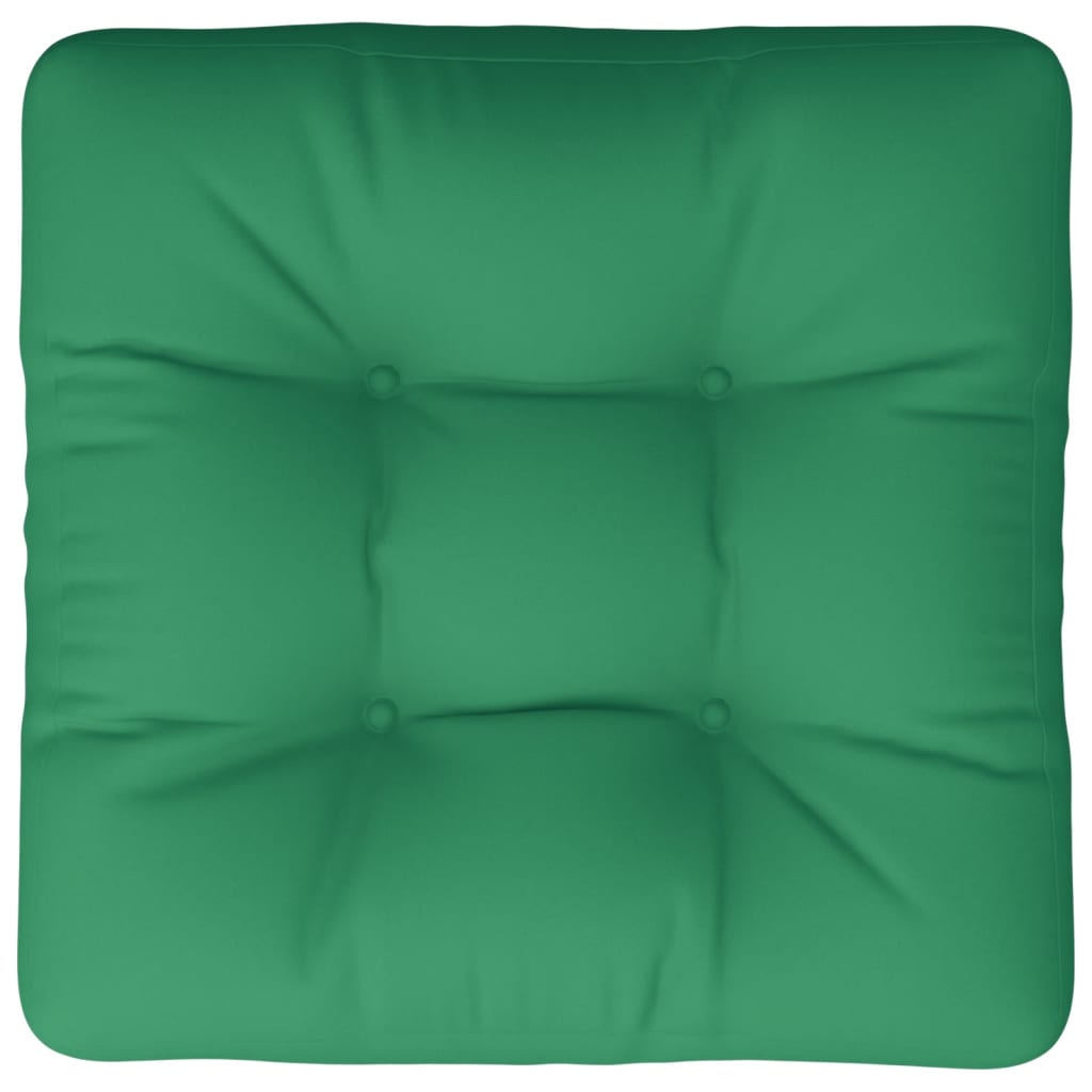 Cuscino per Pallet Verde 58x58x10 cm in Tessuto 360905