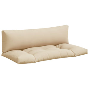 Cuscini per Pallet 2 pz Beige in Tessuto 360925