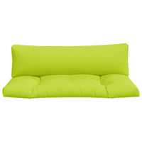 Cuscini per Divani in Pallet 2 pz Verde Intenso in Tessuto 360933