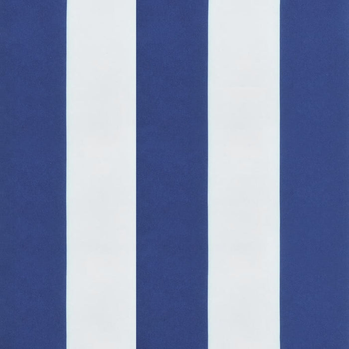 Cuscini per Pallet 2 pz Strisce Blu e Bianche Tessuto Oxford