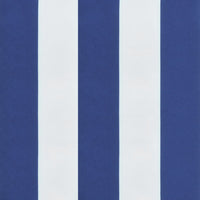 Cuscini per Pallet 2 pz Strisce Blu e Bianche Tessuto Oxford 360937