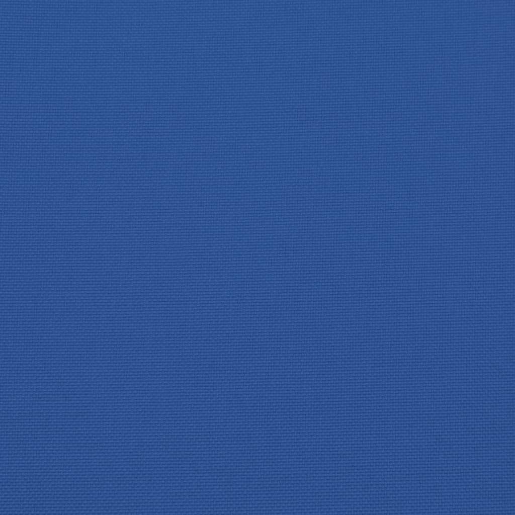 vidaXL Cuscini per Pallet 3 pz Blu in Tessuto