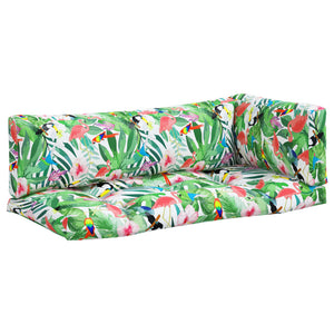 Cuscini per Pallet 3 pz Multicolore in Tessuto Oxford