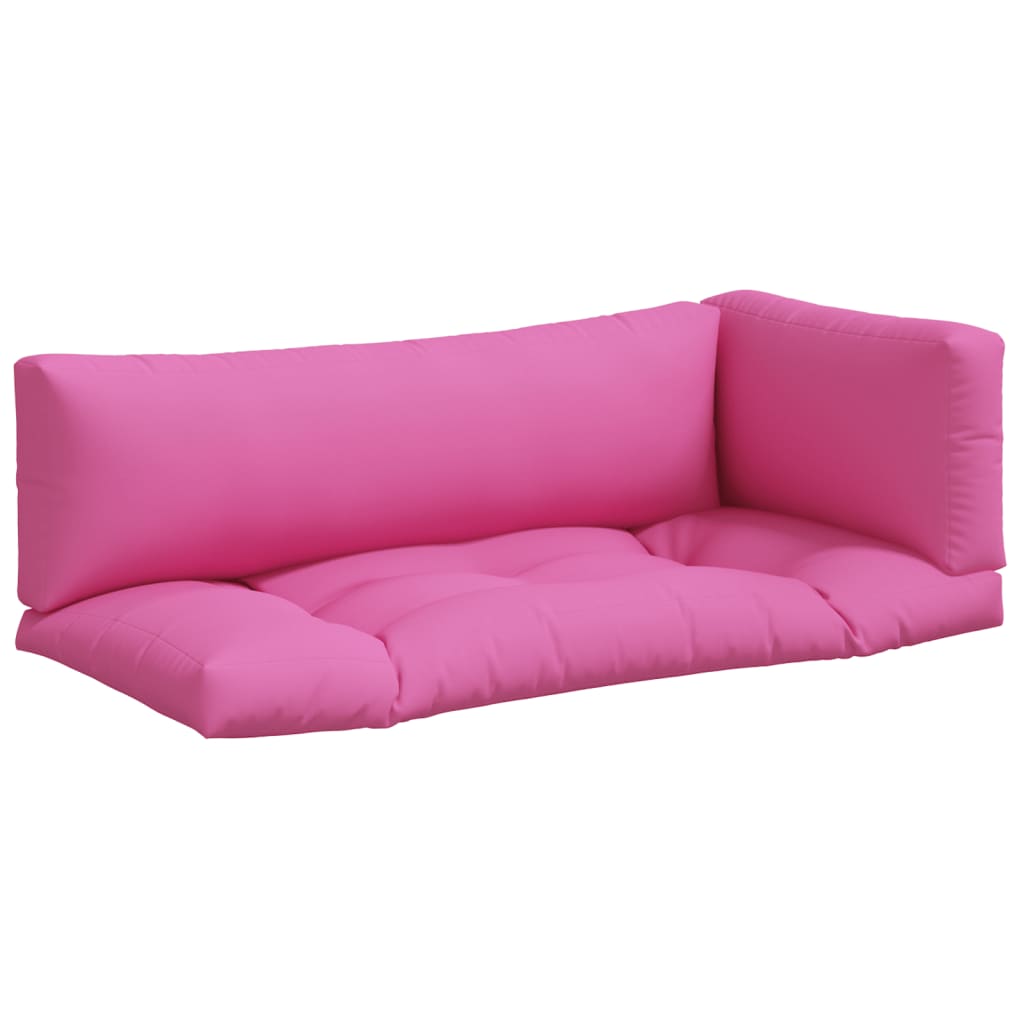 Cuscini per Pallet 3 pz Rosa in Tessuto Oxford 360964