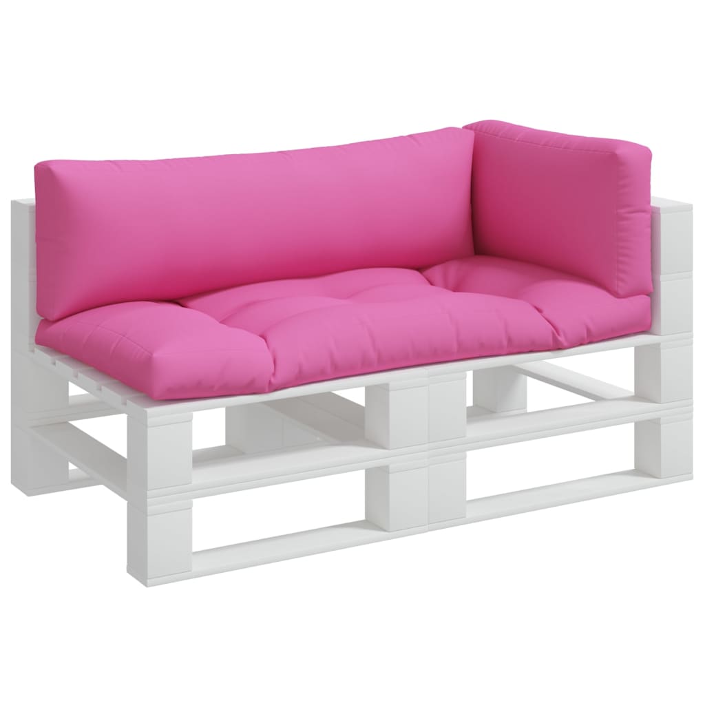 Cuscini per Pallet 3 pz Rosa in Tessuto Oxford