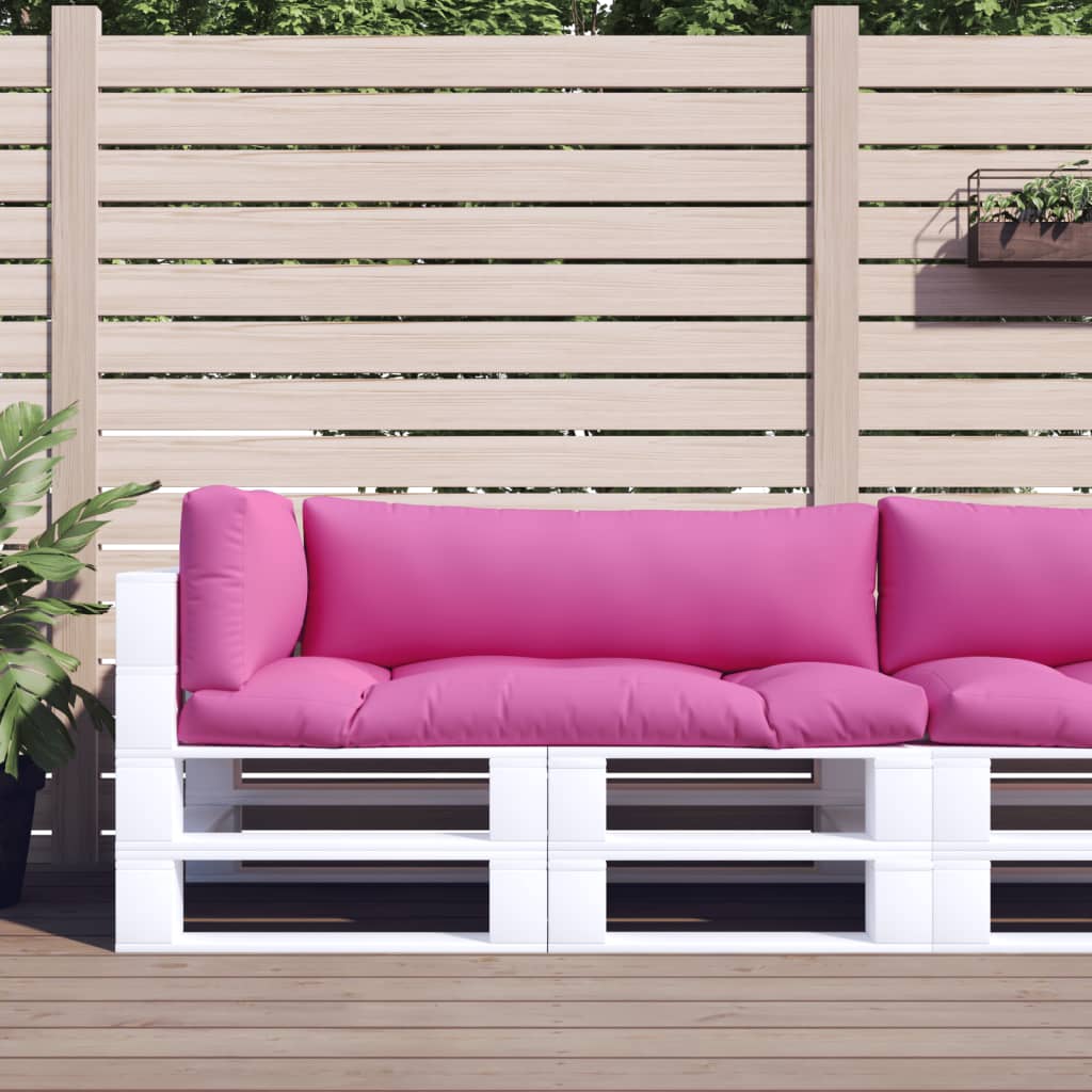 Cuscini per Pallet 3 pz Rosa in Tessuto Oxford 360964