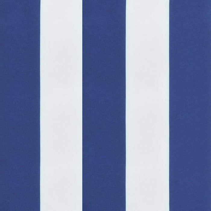 Cuscini per Sedia 2 pz Strisce Bianche e Blu 40x40x3 cm Tessuto 361011