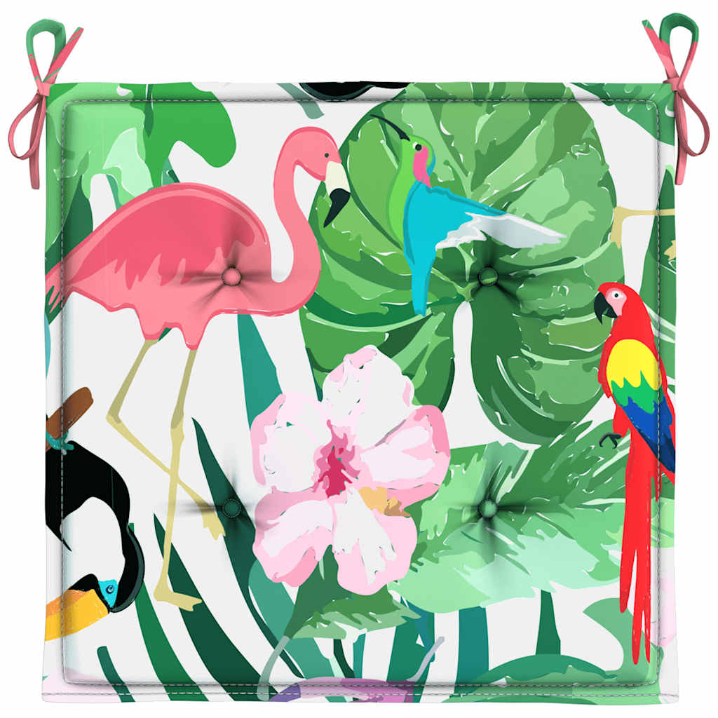 Cuscini per Sedia 4pz Multicolore 40x40x3 cm in Tessuto 361018