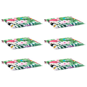 Cuscini per Sedia 6 pz Multicolore 40x40x3 cm in Tessuto 361019