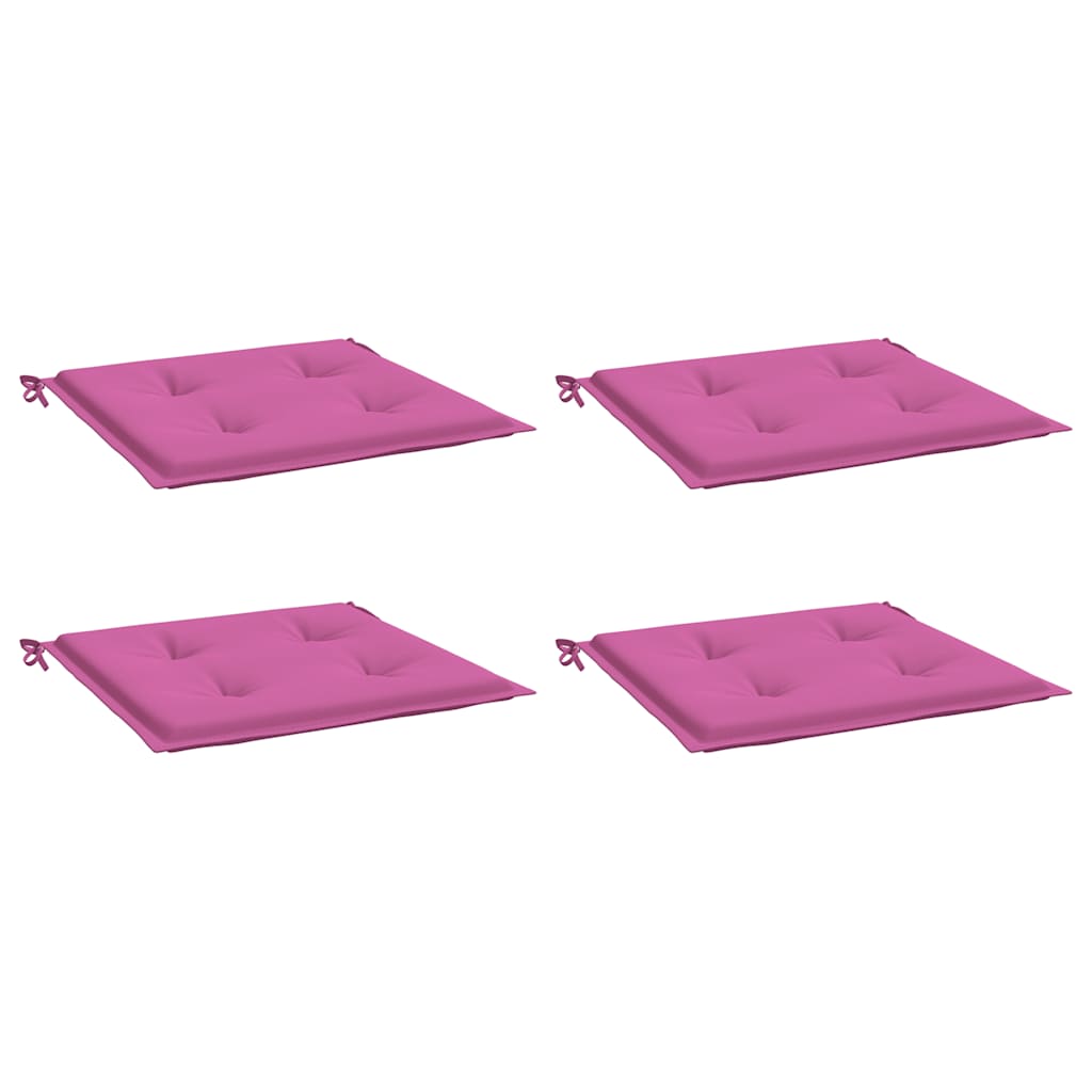 Cuscini per Sedia 4 pz Rosa 40x40x3 cm in Tessutocod mxl 70465