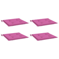 Cuscini per Sedia 4 pz Rosa 40x40x3 cm in Tessutocod mxl 70465