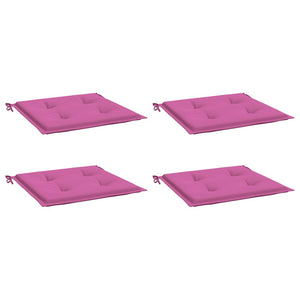 Cuscini per Sedia 4 pz Rosa 40x40x3 cm in Tessutocod mxl 70465