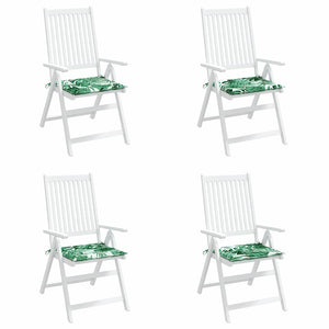 Cuscini per sedie 4 pcs Motivo Foglia 50 x 50 x 4 cm 361069