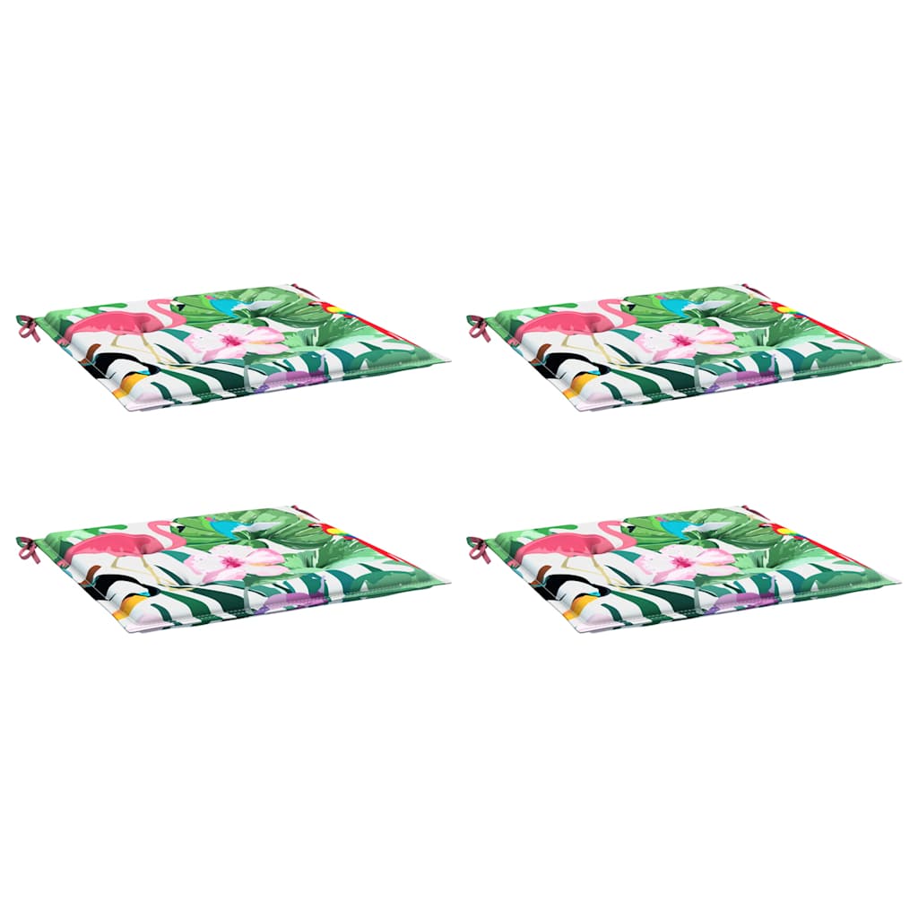 Cuscini per Sedia 4 pz Multicolore 50x50x3 cm in Tessutocod mxl 70477