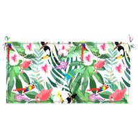 Cuscino Panca da Giardino Multicolore 120x50x4cm Tessuto Oxford 361137