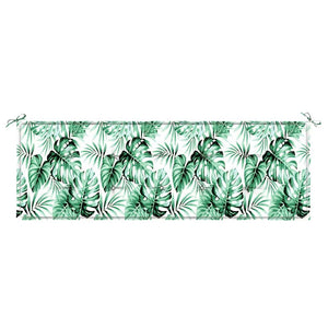 Cuscino per Panchina da Giardino Floreale Verde 150 x 50 x 4 cm 361154