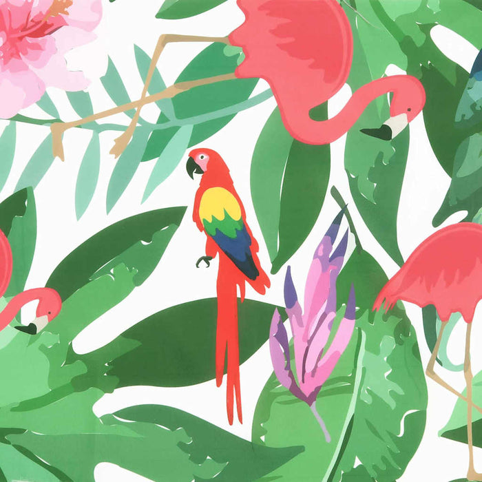 Cuscino per Panchina da Giardino Verde e rosa 180 x 50 x 4 cm 361181