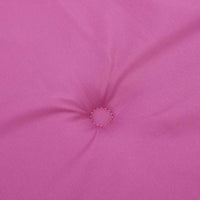 Cuscino per Panca da Giardino Rosa 200x50x4 cm in Tessuto