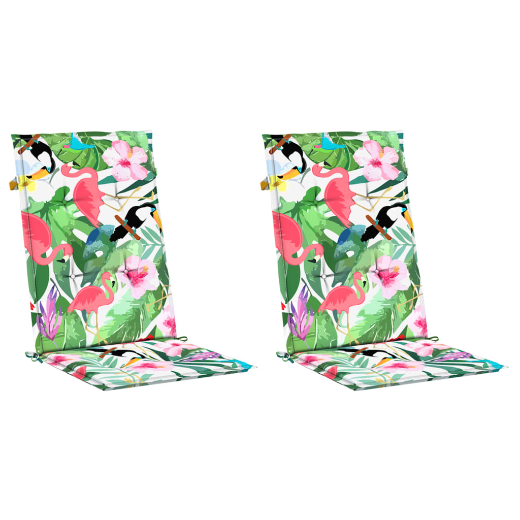 Cuscini per Sedie 2 pz Multicolori 120x50x3 cm in Tessutocod mxl 95634