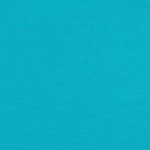 Cuscini per Sedia con Schienale Basso 6 pz Turchese in Tessuto 361339