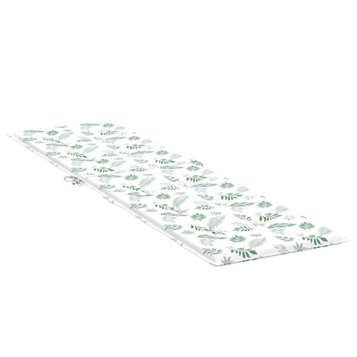 Cuscino per Sedia Sdraio con Motivo a Foglie in Tessuto Oxford 361380