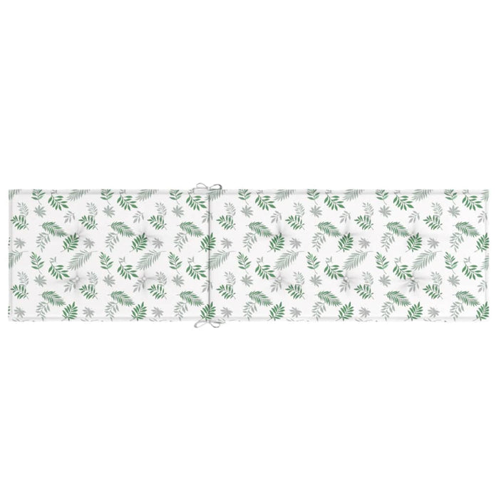 Cuscino per Sedia Sdraio con Motivo a Foglie in Tessuto Oxford 361380