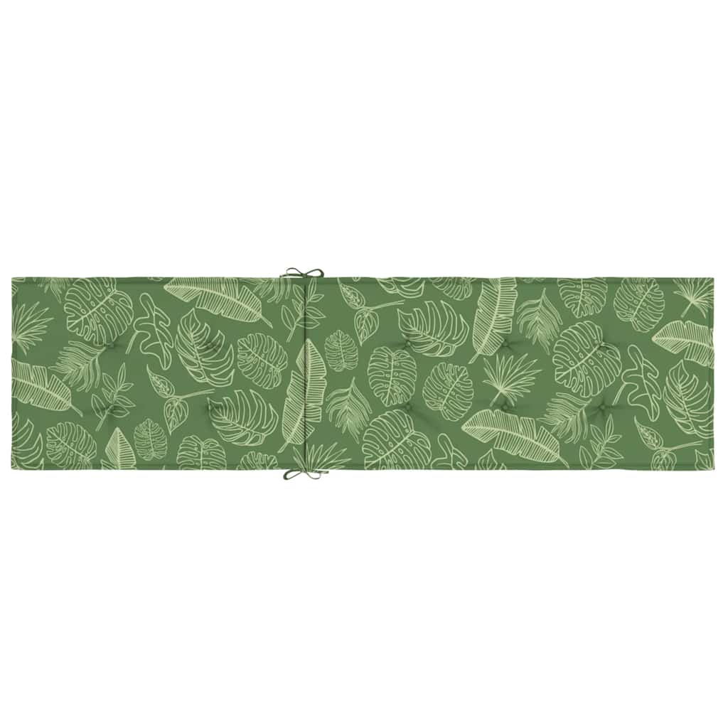 Cuscino per Sedia Sdraio con Motivo a Foglie in Tessuto Oxford 361381