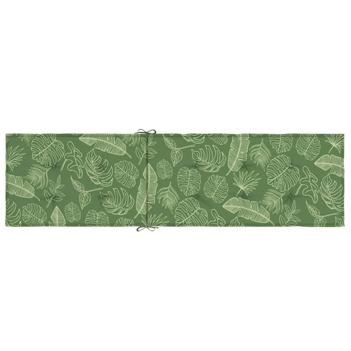 Cuscino per Sedia Sdraio con Motivo a Foglie in Tessuto Oxford 361381