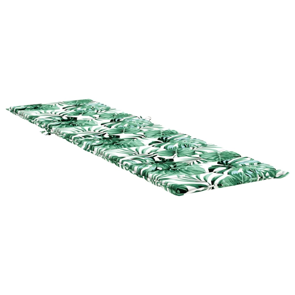 Cuscino per Lettino con Motivo a Foglie in Tessuto Oxford 361396