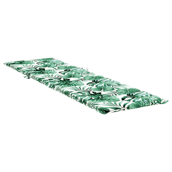 Cuscino per Lettino con Motivo a Foglie in Tessuto Oxford 361396