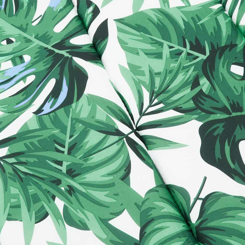 vidaXL Cuscino per Lounger Sole Verde 200 x 70 x 4 cm Tessuto Oxford