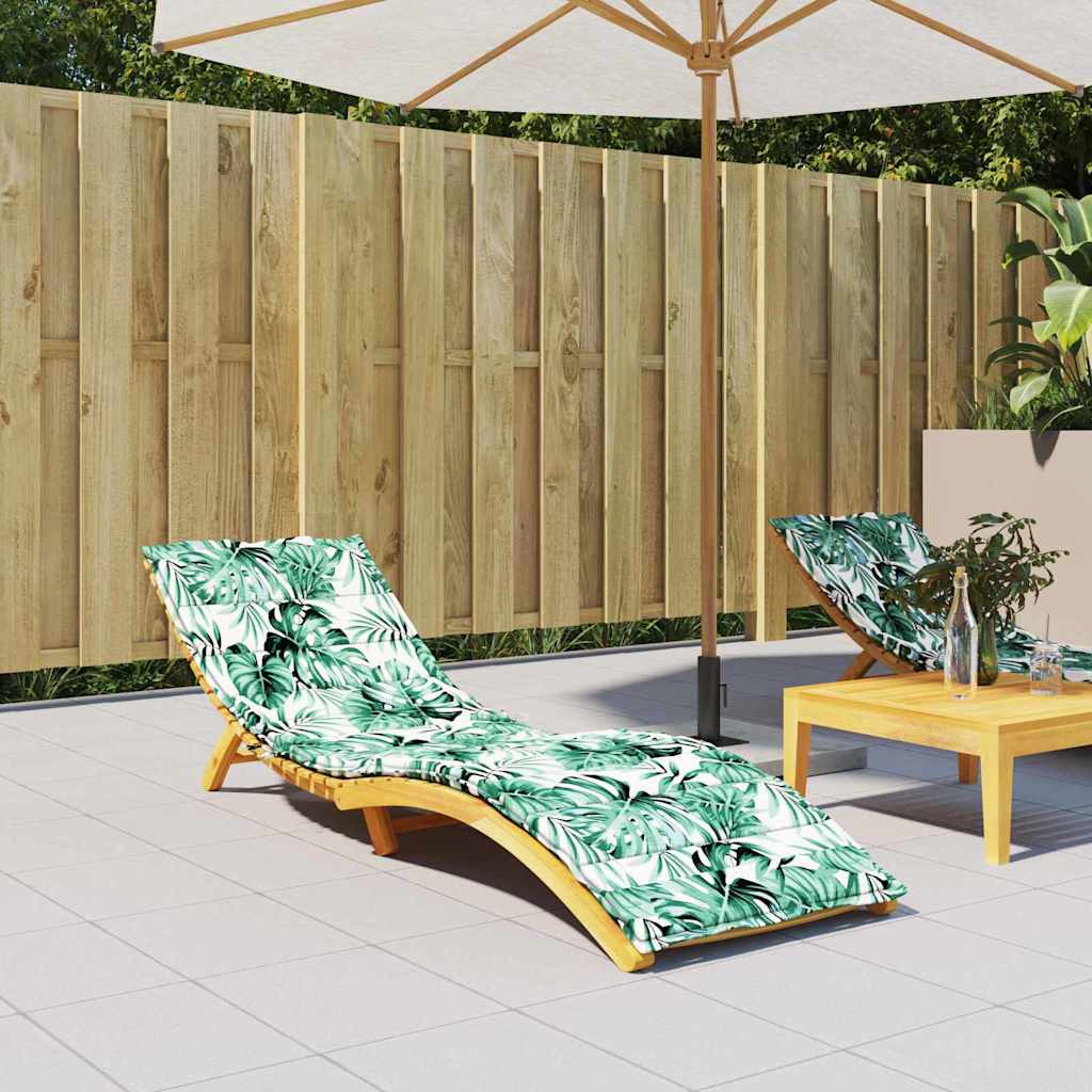 Cuscino per Lounger Sole Verde 200 x 70 x 4 cm Tessuto Oxford 361440