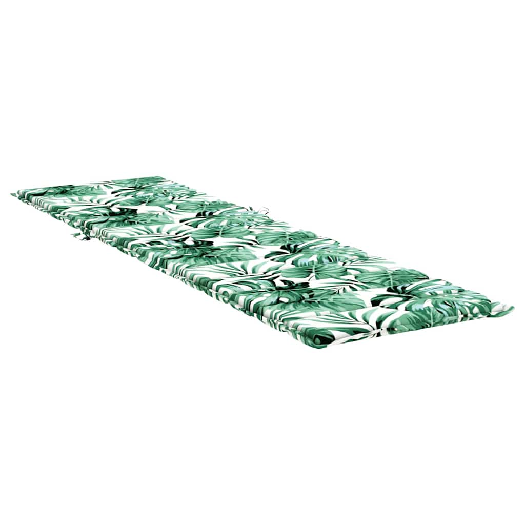 Cuscino per Lounger Sole Verde 200 x 70 x 4 cm Tessuto Oxford 361440