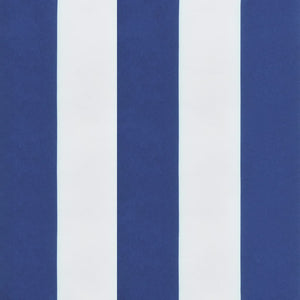 Cuscino per Lettino a Righe Bianche e Blu in Tessuto Oxford 361443