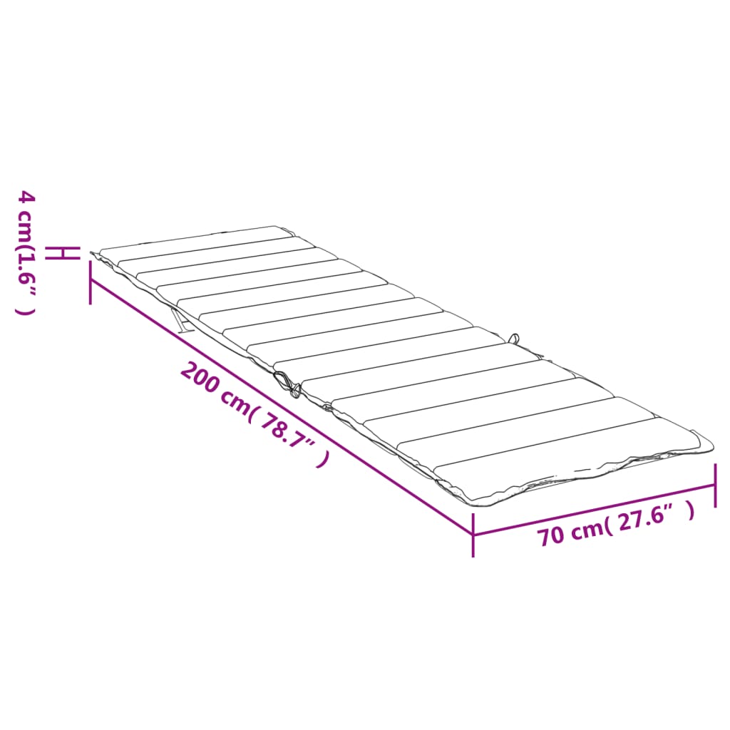 Cuscino per Lettino a Righe Bianche e Blu in Tessuto Oxford 361443