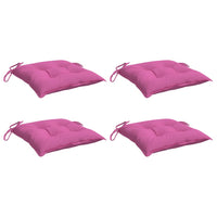 Cuscini per Sedia 4pz Rosa 40x40x7 cm Tessutocod mxl 95662