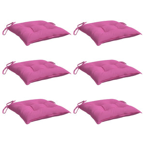 Cuscini per Sedia 6 pz Rosa 40x40x7 cm in Tessutocod mxl 70439