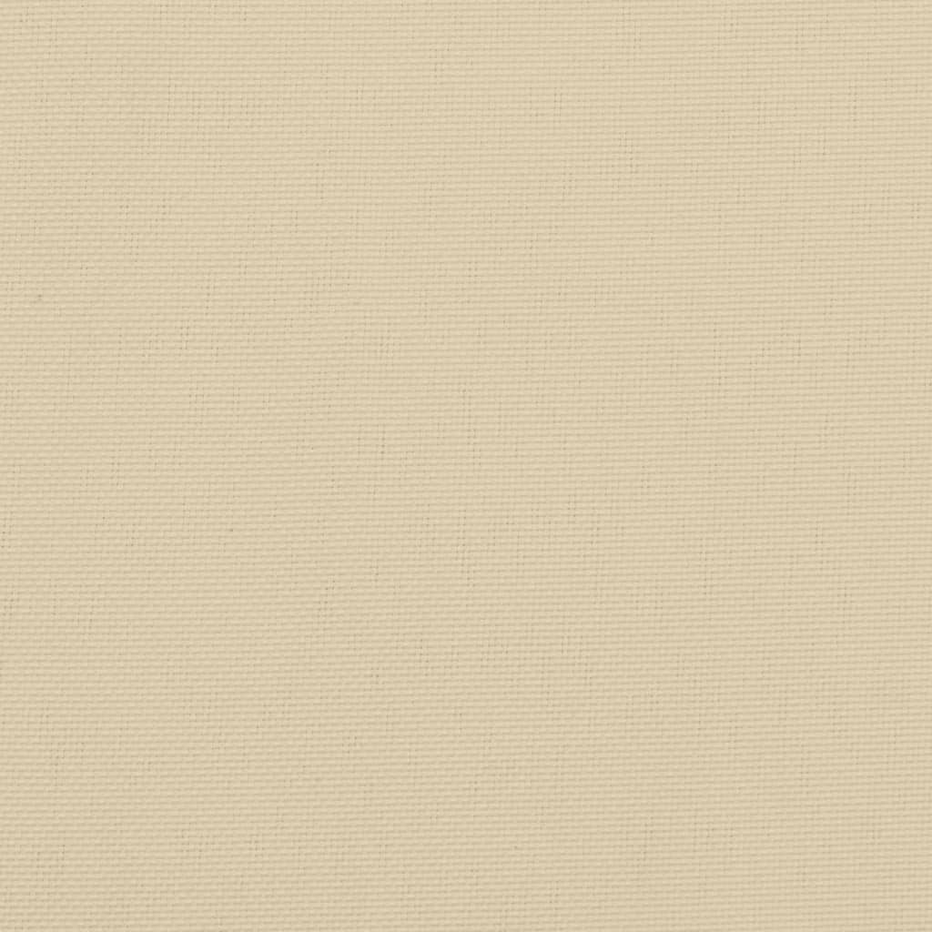 Cuscini per Pallet 4 pz Beige 50x50x7 cm Tessuto Oxford 361517