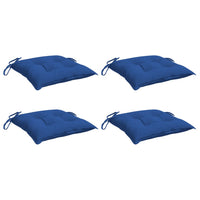 Cuscini per Pallet 4 pz Blu 50x50x7 cm Tessuto Oxford 361538