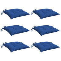 Cuscini per Pallet 6 pz Blu 50x50x7 cm Tessuto Oxford 361539