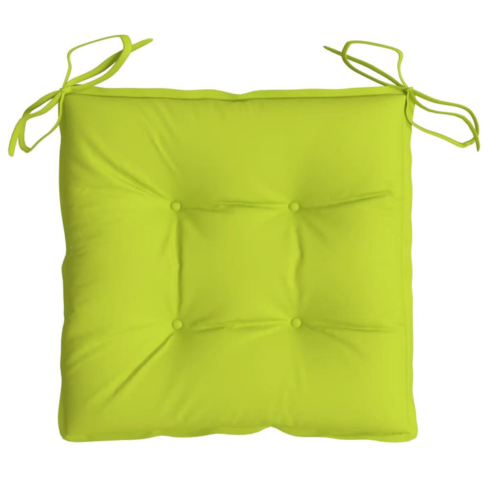 Cuscini per Pallet 4 pz Verde Chiaro 50x50x7 cm Tessuto Oxford 361541