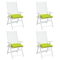 Cuscini per Pallet 4 pz Verde Chiaro 50x50x7 cm Tessuto Oxford 361541