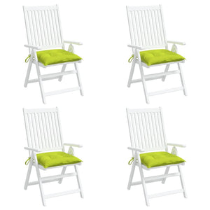 Cuscini per Pallet 4 pz Verde Chiaro 50x50x7 cm Tessuto Oxford 361541