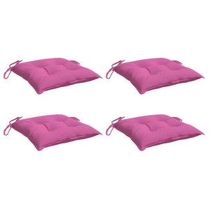 Cuscini per Sedia 4 pz Rosa 50x50x7 cm in Tessuto Oxford 361559