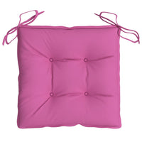Cuscini per Sedia 4 pz Rosa 50x50x7 cm in Tessuto Oxford 361559