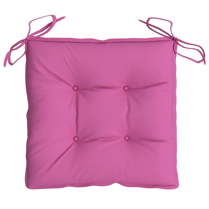 Cuscini per Sedia 4 pz Rosa 50x50x7 cm in Tessuto Oxford 361559